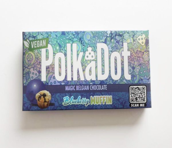 Polkadot Blueberry Muffin Magic Belgian Chocolate